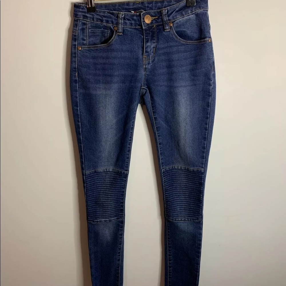 Guess Moto Jeans Knee Patched Reinforced